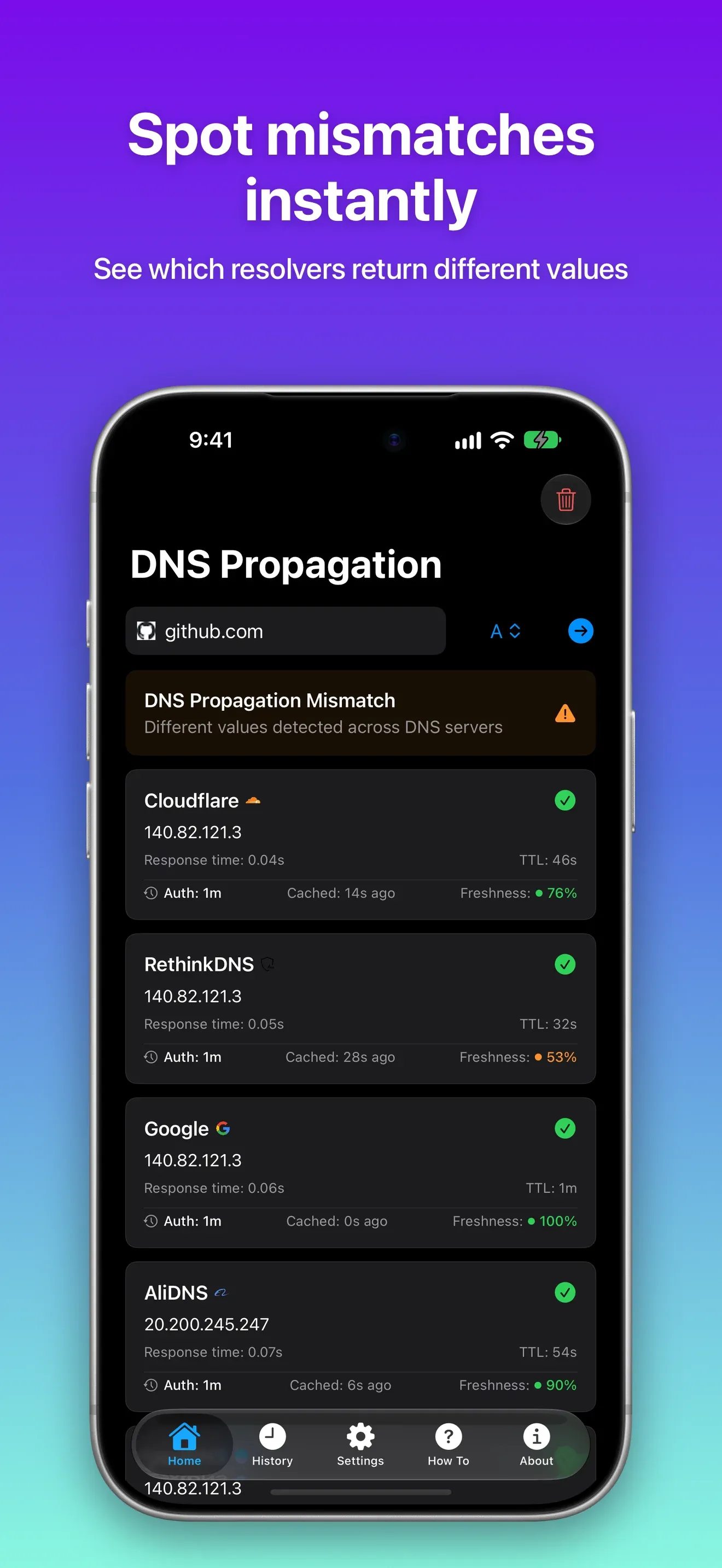Propagation mismatch in dark mode with resolvers returning different values